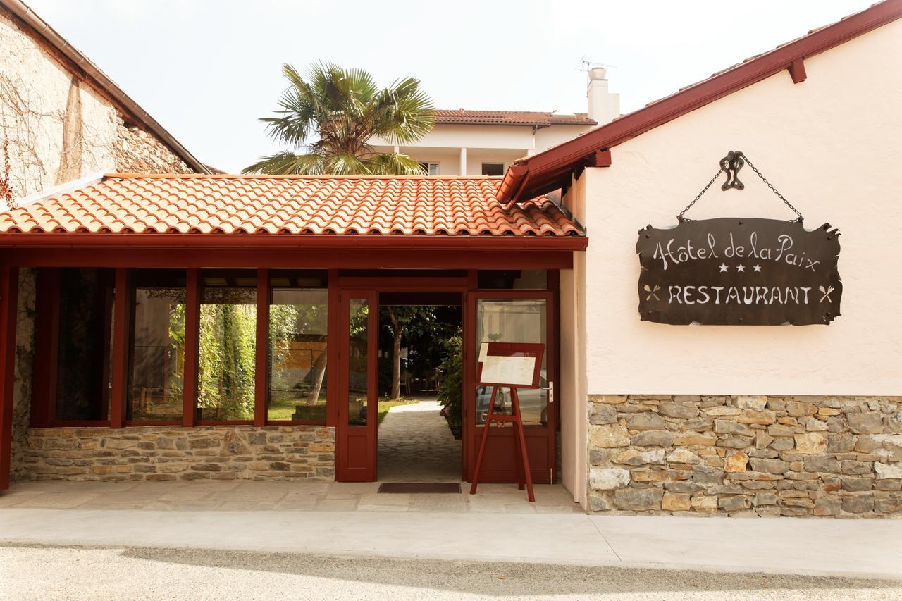 Hotel-Restaurant De La Paix Saint-Palais  المظهر الخارجي الصورة